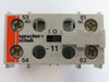 Sprecher + Schuh CS4-P-11 Contact Block 1NO/1NC 500V 10A USED