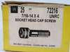 Holo-Krome 72216 Socket Head Cap Screw 7/16-14X4 Lot of 17 ! NOP !