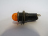 Drake 5100-834 Vintage Amber Solid Cap Pilot Light 1/2W 125V USED