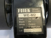 Fotek WE-M2 Wheel Encoder w/Cut Cord 6Kkrpm .1m/pulse 10-30VDC USED