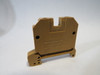 Weidmuller SAK4/35 Dark Brown Terminal Block 800V 4mm Lot of 20 USED