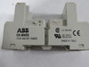 ABB CR-M4SS Relay Socket 12A 300VAC USED