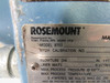 Rosemount 8703-THA040C1 High Signal Magnetic FlowTube Size 4" 276PSI USED