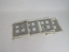 Leviton 013-87016 Gray 2-Gang Duplex Receptacle Wallplate Lot of 4 ! NWB !