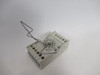 Relpol PZ-11 White Relay Socket W/ Clip 10A@250VAC 11-Pin  USED