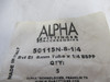 Alpha 50115N-8-1/4 Swivel Elbow Fitting 8mm Tube 1/4" BSSP Lot of 4 ! NWB !
