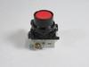 Eaton 10250T706R Momentary Flush Push Button Unit Red 1NO 1NC USED