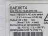 Balluff BAE PS-XA-1S-24-050-102 Heartbeat Power Supply 24VDC 5A USED