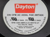 Dayton 4WT42A Axial Fan 3200RPM 0.23A 27W 115V 60Hz NO CAGE USED