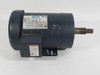 Leeson 1HP 0.75kW 1740RPM 575V 143JM TEFC 3PH 1.25A 60Hz USED