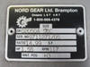 Nord SK02050A-56C Helical Worm Gearbox 14.99:1 Ratio 1.55HP 117RPM USED