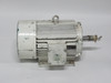 Brook Crompton 10HP 1755RPM 575V 215T TEFC 3PH 9.7/12.0A 50/60Hz USED