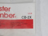Master Plumber CB-2X R.H. Chrome Plated Brass "Tuf-Teck" Cartridge ! NWB !