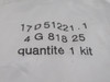Amphenol Socapex 17D-51221-1 4G-818-25 D-Connector Clamp Kit Lot of 23 ! NWB !