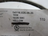 Electro Cables 14116.026.08.20 Machine-Tool Wire TEW 16/26SBC Yellow USED