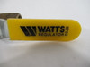 Watts Regulator Ball Valve 3/8” 400WOG 1-3/4" Length USED