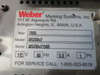 Weber W5200v2 Industrial Label Printer Applicator 115V 5A 1Ph 60Hz USED
