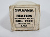 Sylvania 7322 L43 Thermal Overload Heater Element Pack of 2 ! NEW !