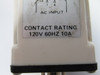 Agastat 9812B11B Time Delay Relay 120VAC 60Hz 10A 0.5-15 Seconds USED