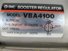 SMC VBA4100 Booster Regulator In-Press 1~9.9kgf/cm 4-140PSI USED