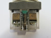 Rundel-IDEC 604430-R Momentary Push Button Black Extended Head 1NO USED