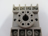 Potter & Brumfield 27E891 Snap On Din Rail Relay Socket 8Pin 10A 300VAC USED