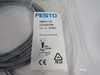 Festo 193683 KMYZ-7-24-2,5-LED-PUR Connecting Cable 24VDC ! NWB !