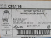 Thomas & Betts CI8116 Zinc Die Cast 2" Offset Nipple Lot of 2 NEW