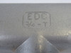 EDC 3/4-T Conduit Body w/ Cover 3/4" USED