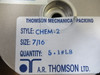 A.R.Thomson CHEM-2 Mechanical Packing 7/16" 5.1Lbs ! NEW !