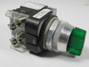 Allen-Bradley 800T-2JGH4KB7AX Series V Selector Switch Green Lens 1NO 1NC USED