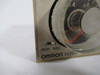 Omron H3CT-8H Time Delay Relay 200/220/240VAC 50/60Hz 0-30Sec/Min USED