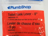 Plumbshop PS6148-PEF Toilet Tank Lever 4/6/8" Universal Fit *SEALED* ! NWB !