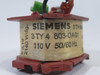 Siemens 3TY4803-OAG1 Contactor Coil 110V 50/60Hz USED