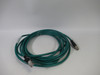 Cognex 1203410802 CCB-84901-2001-05 Green Ethernet Cable 8P 5m USED