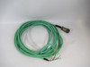 Generic BCI-PUR-ES-SRM25-030 Green Encoder Cable w/MS3106E18-1S 8.2m USED