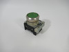 Siemens 3SU1051-0AA40-0AA0 Green Illuminated Push Button C/W Holder USED