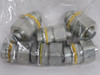 Crouse-Hinds LT38 Straight Liquidtight Connector 3/8" Lot of 6 USED