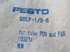 Festo 153274 QSLF-1/8-6-B Push-In L-Fitting G1/8 6mm 10-Pack ! NWB !