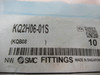 SMC KQ2H06-01AS Fitting 6mm R1/8 Lot of 5 ! NWB !