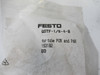 Festo 153182 QSTF-1/8-4-B Push-in T Fitting 4mm R1/8 PUN & PAN Tubing ! NWB !