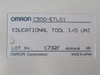 Omron C500-ETL01 Educational Tool I/O Unit USED