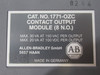 Allen-Bradley 1771-OZC Contact Output Module 8 N.O. 30VA@150VAC USED