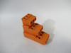 Weidmuller 1769630000 3 Position Orange Fixed Terminal Block Lot of 46 ! NEW !