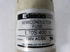 Edison E70S400 Semiconductor Fuse 400A 700V USED