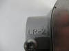 Generic LL/LR-2 Aluminum 2" Right Angle Hub Conduit w/Cover USED