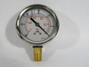MP Filtri MPG-1V-30/0-AN SS Liquid Filled Pressure Gauge -30-0InHg -1-0bar NEW