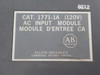 Allen-Bradley 1771-IA AC Input Module 120V SEE DETAILS USED