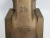 Newman A40-AT-2-1/2 Bronze Wedge Gate Valve 2-1/2" NPT 125WSP 200WOG ! NOP !