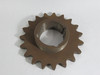 Generic 100T19 Sprocket 1/2-2-1/2"ID 19T 100Chain 1-1/4"P *Rust* USED